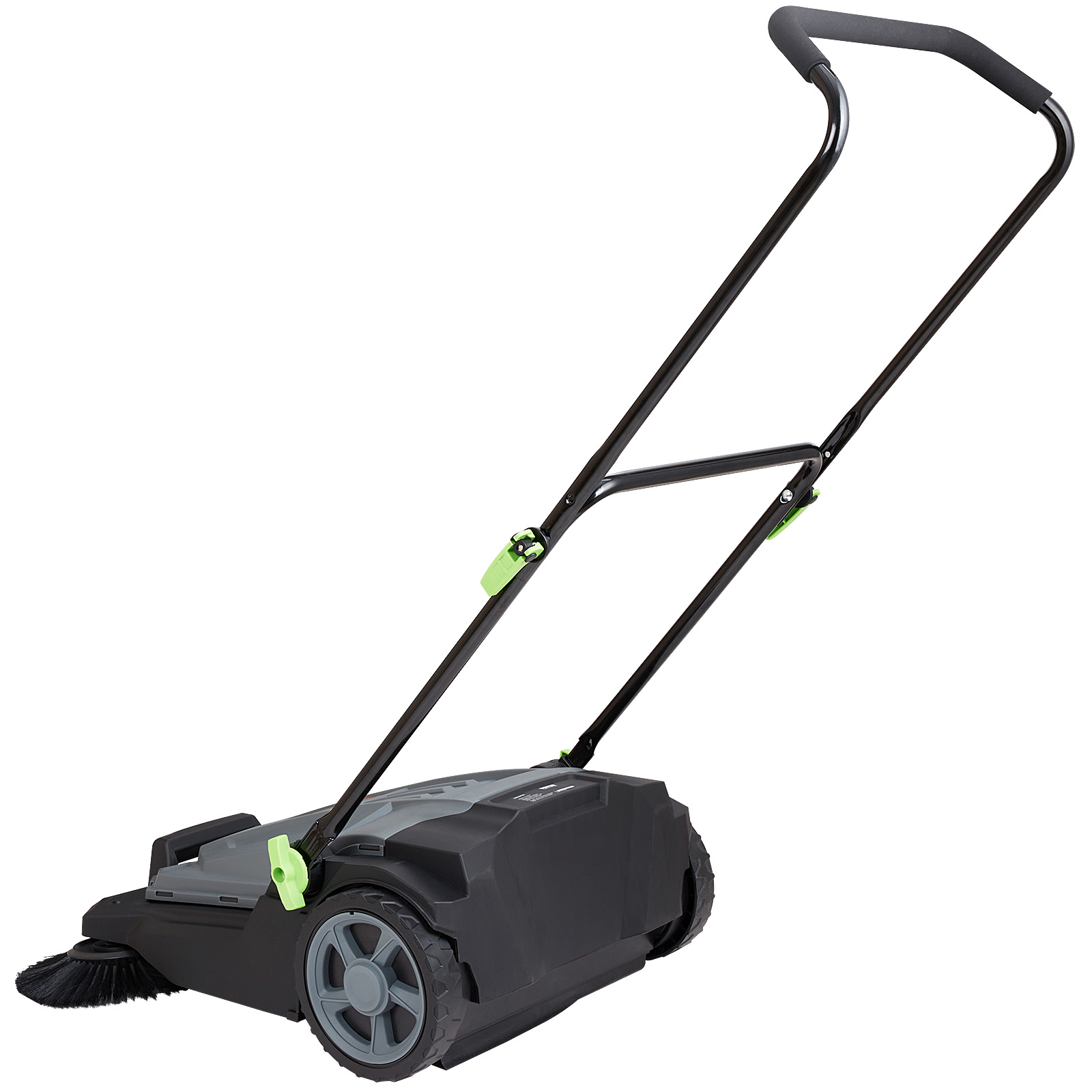 VEVOR Walk-Behind Floor Sweeper Manual Hand Push Sweeper 25.6" Sweeping Width