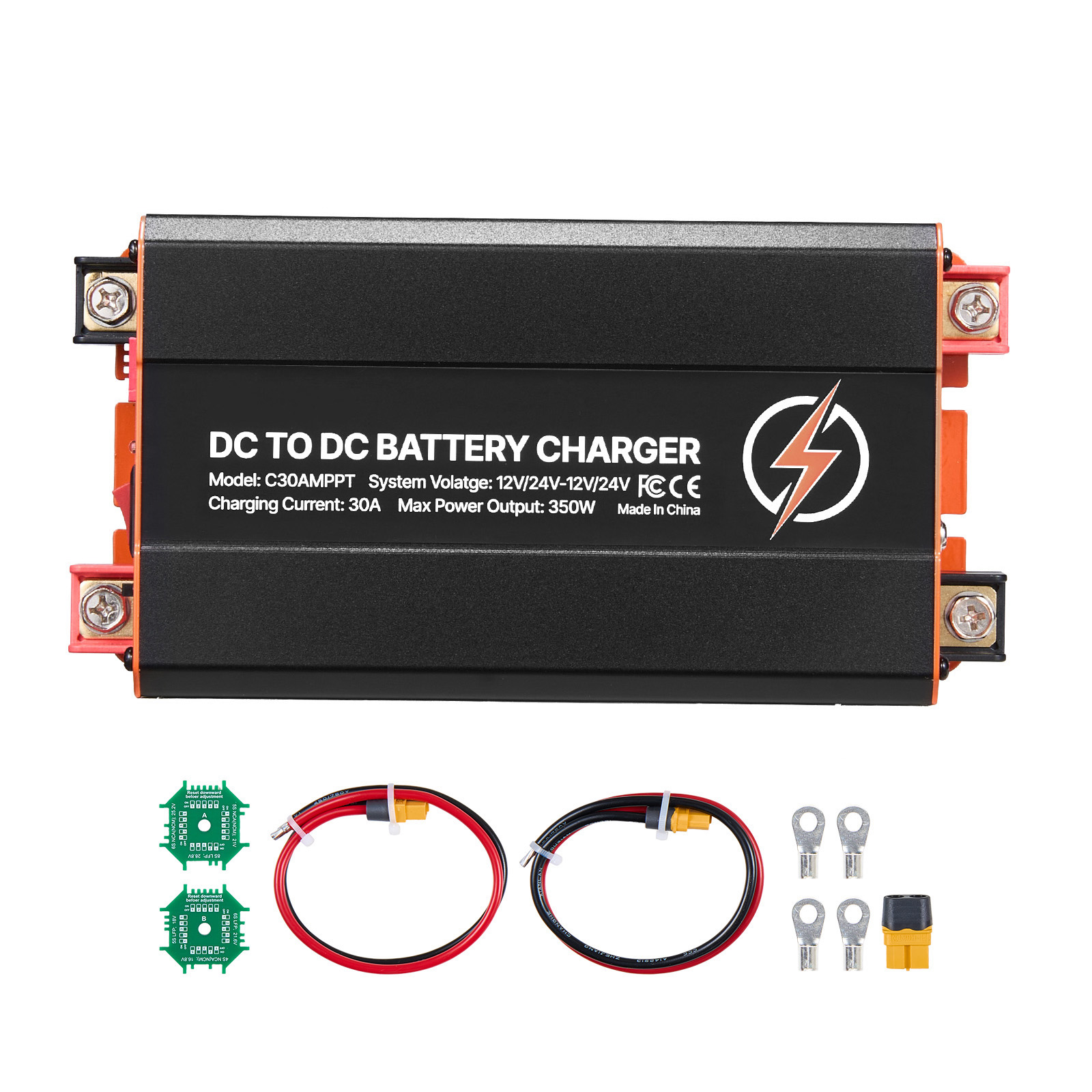 Uimoso DC to DC Charger MPPT 350/520/650W 30/40/50A On-Board Battery Charger