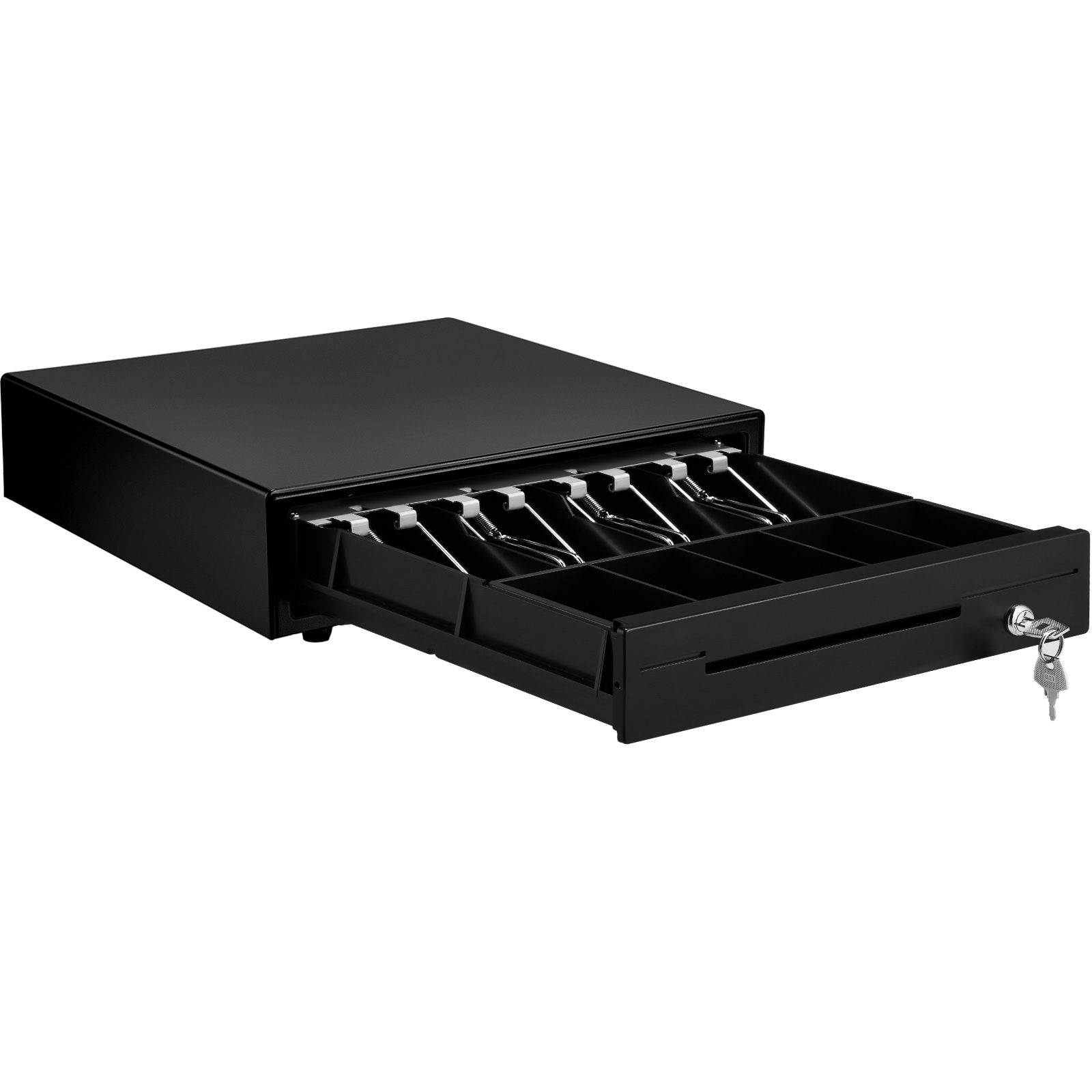 VEVOR Cash Drawer 13/16in Cash Register POS System 3 Unlocking Ways RJ11/12