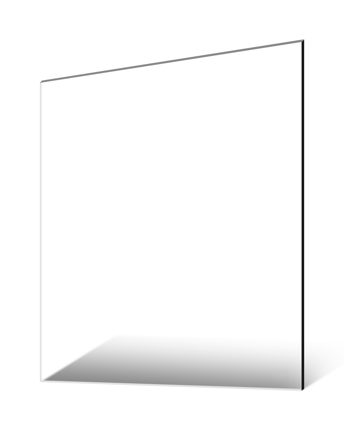 Uimoso 1-2 Pack Acrylic Plastic Sheet & HDPE Panels 36x48in / 24x48in / 24x36in